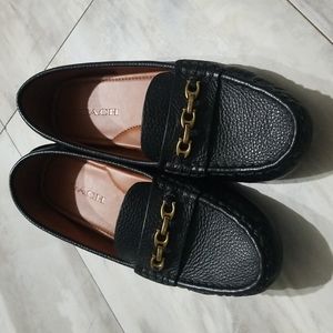 Coach black loafers moccasins0size 8